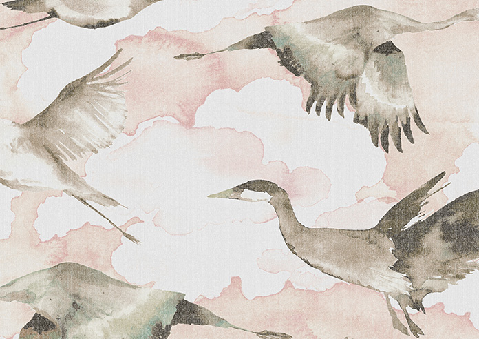 Flyway, Blush - Roman Blind - Image 7